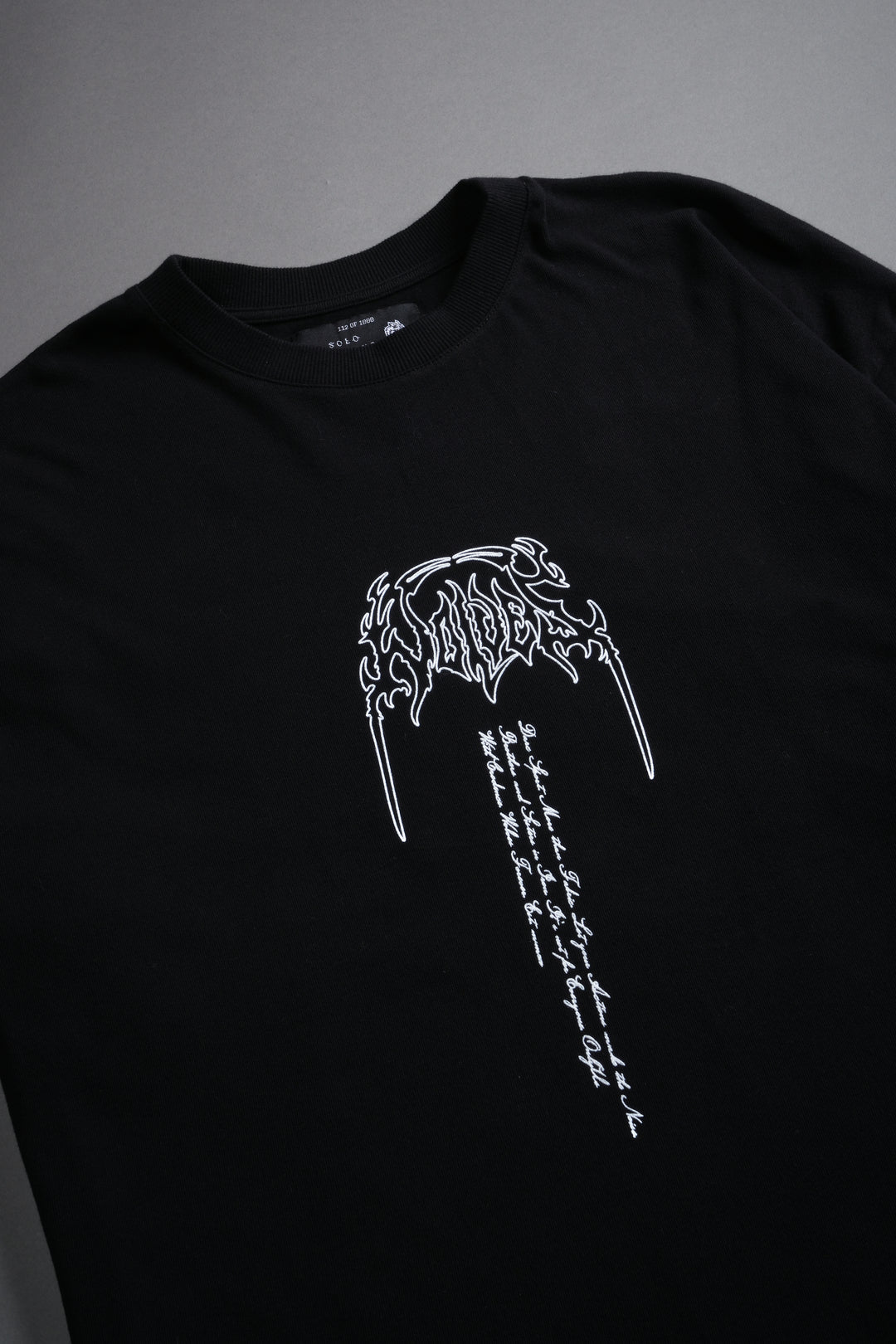 Ant King "Premium" Oversized Tee in Black