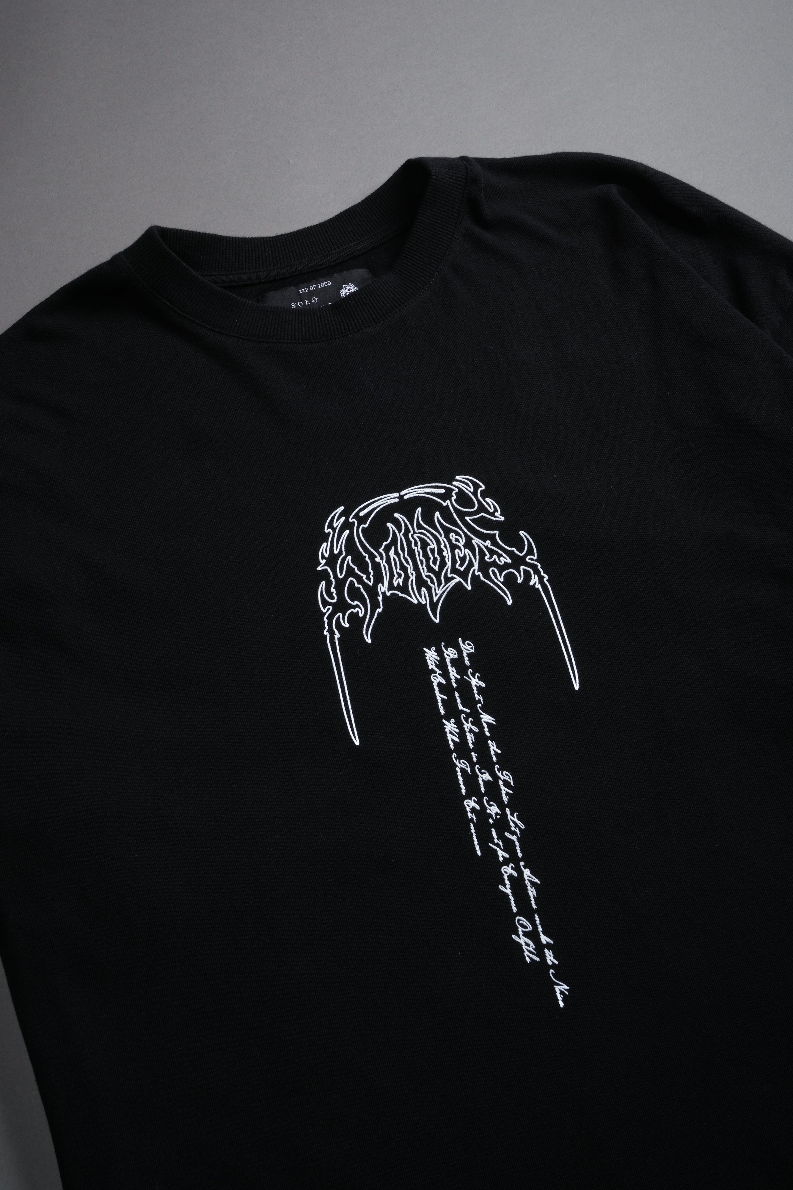 Ant King "Premium" Oversized Tee in Black