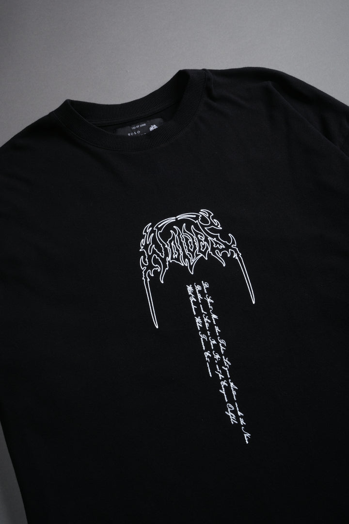 Ant King "Premium" Oversized Tee in Black