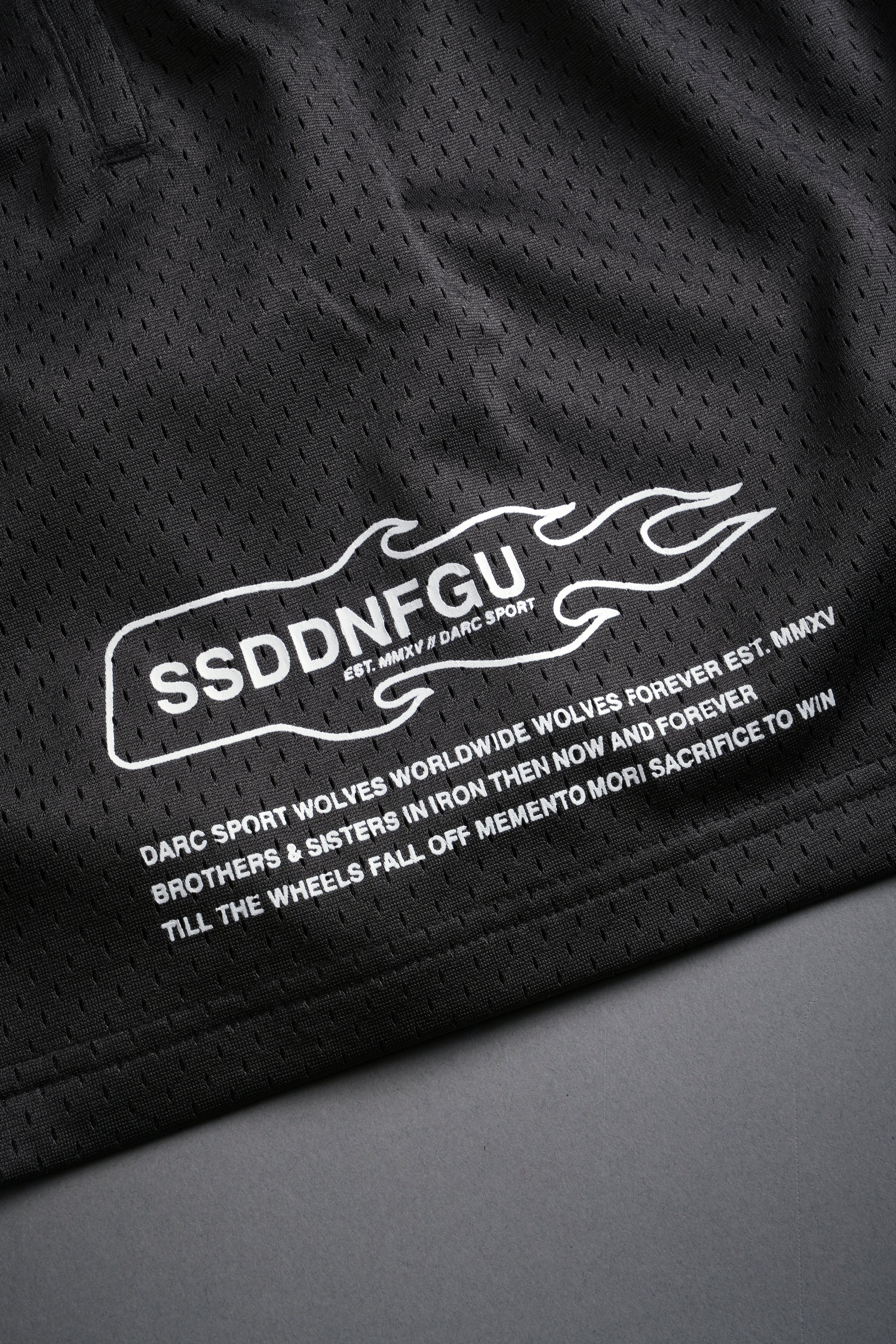 Shadow Hesh Mesh Shorts in Wolf Gray