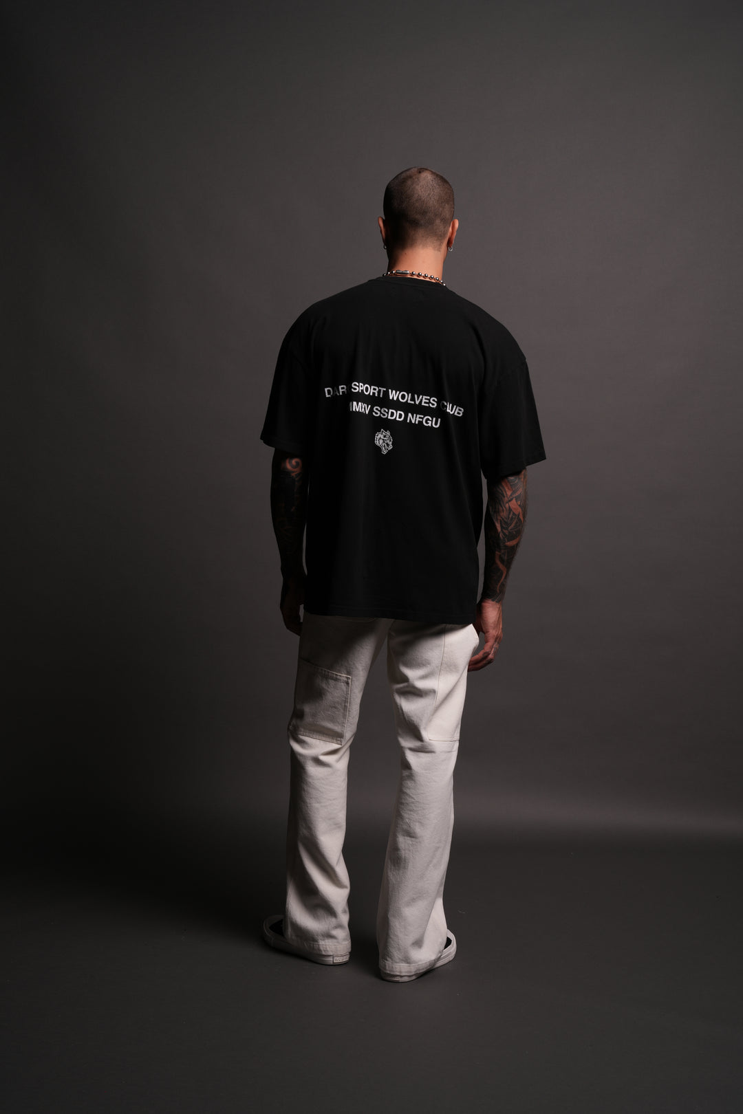 Corazon Sagrado "Premium" Oversized Tee in Black