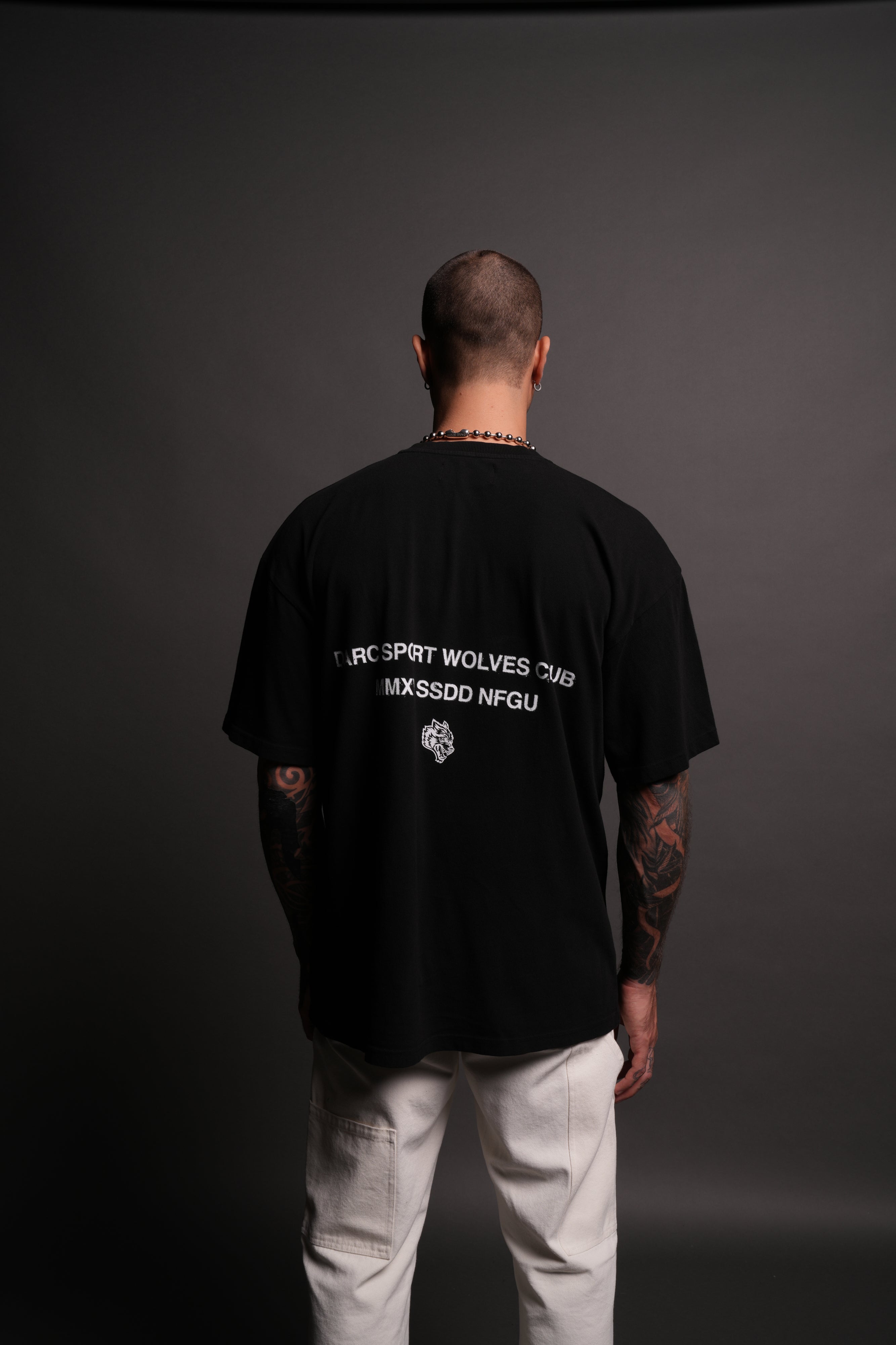 Corazon Sagrado "Premium" Oversized Tee in Black