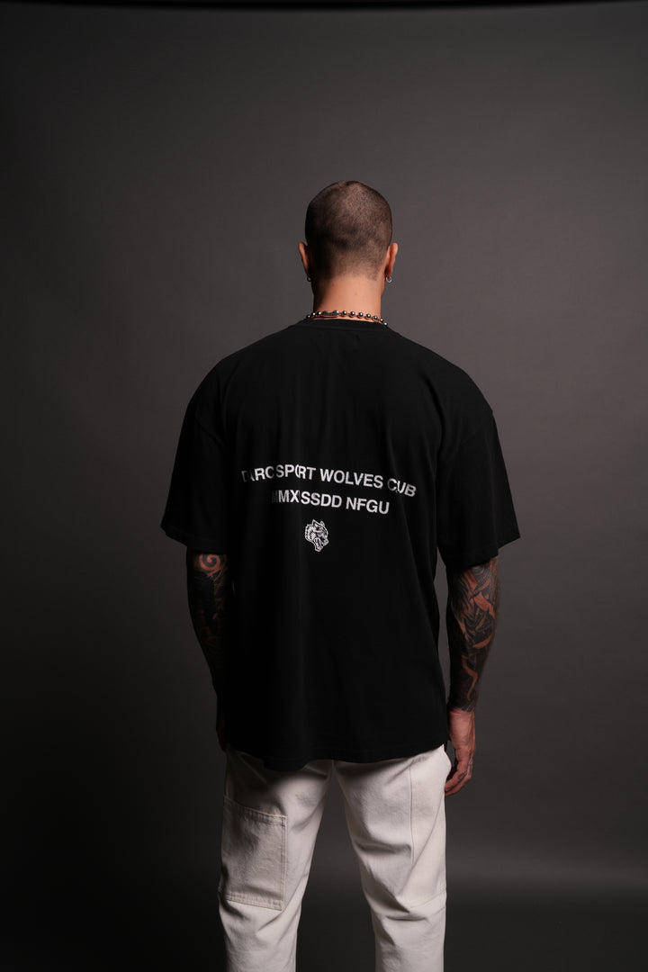 Corazon Sagrado "Premium" Oversized Tee in Black