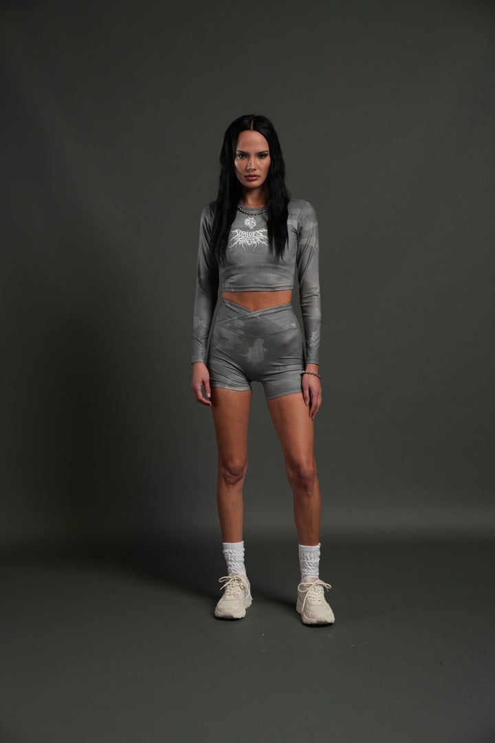 Drip Hesh L/S "Energy" Top in Lush Vintage Woodland Camo