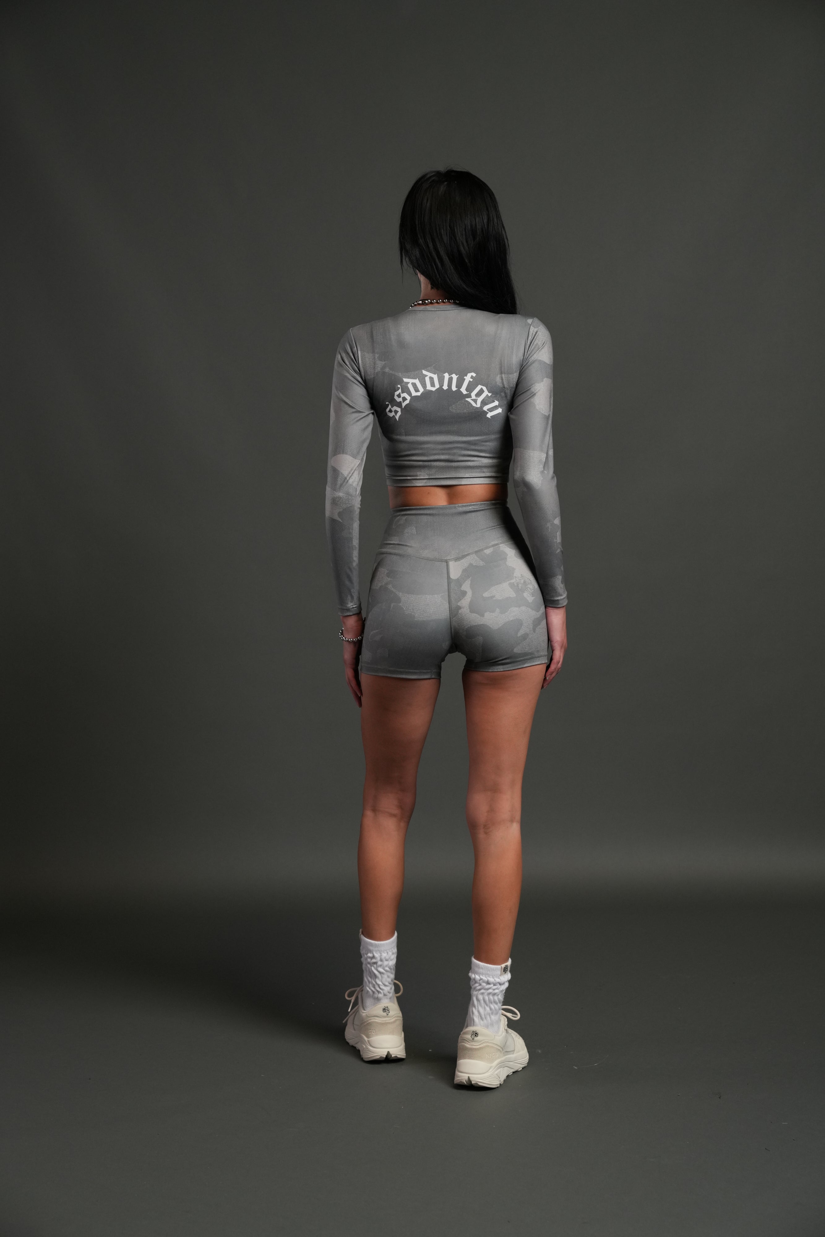 Drip Hesh L/S "Energy" Top in Lush Vintage Woodland Camo