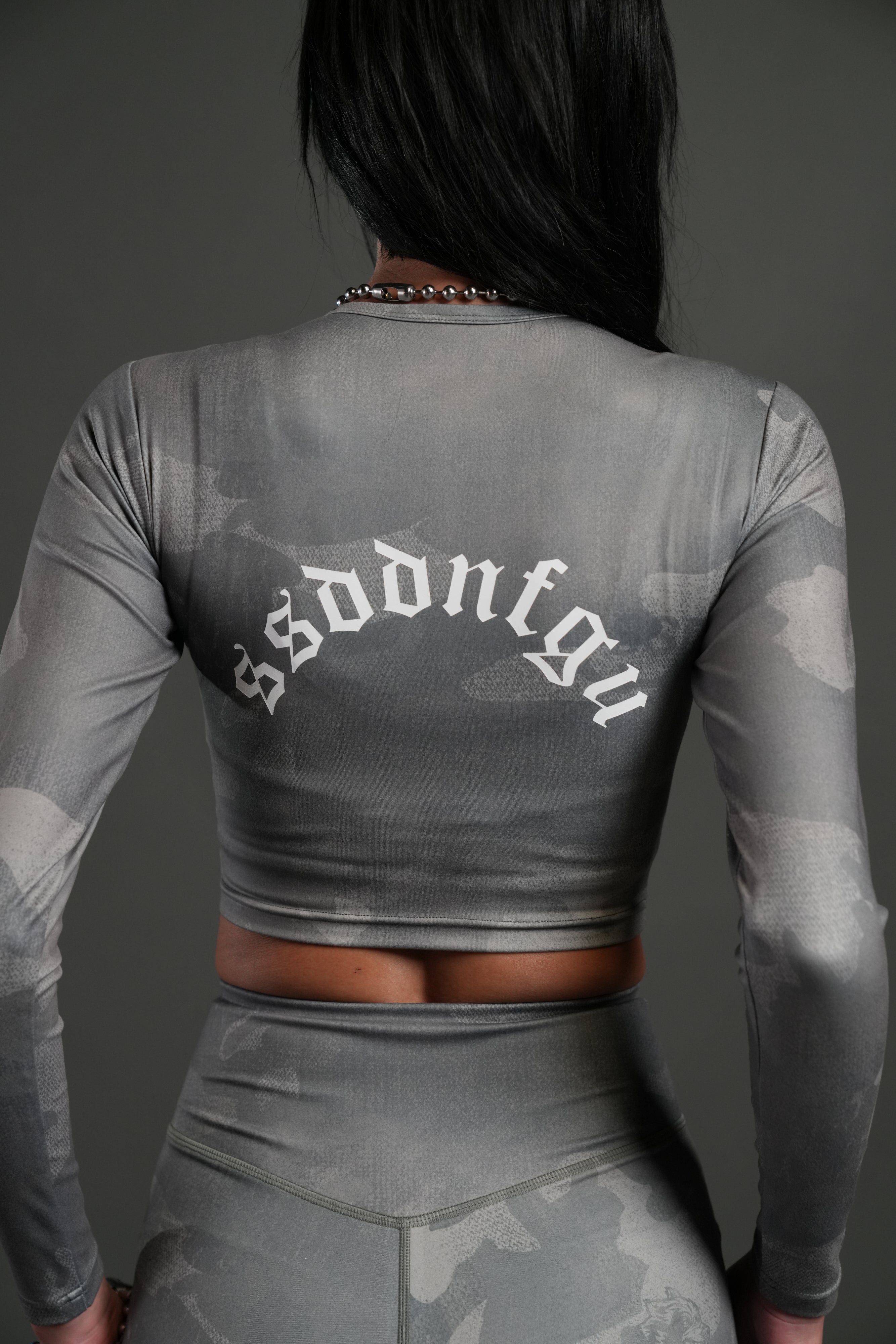 Drip Hesh L/S "Energy" Top in Lush Vintage Woodland Camo