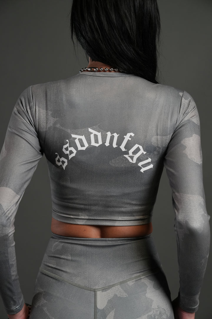 Drip Hesh L/S "Energy" Top in Lush Vintage Woodland Camo