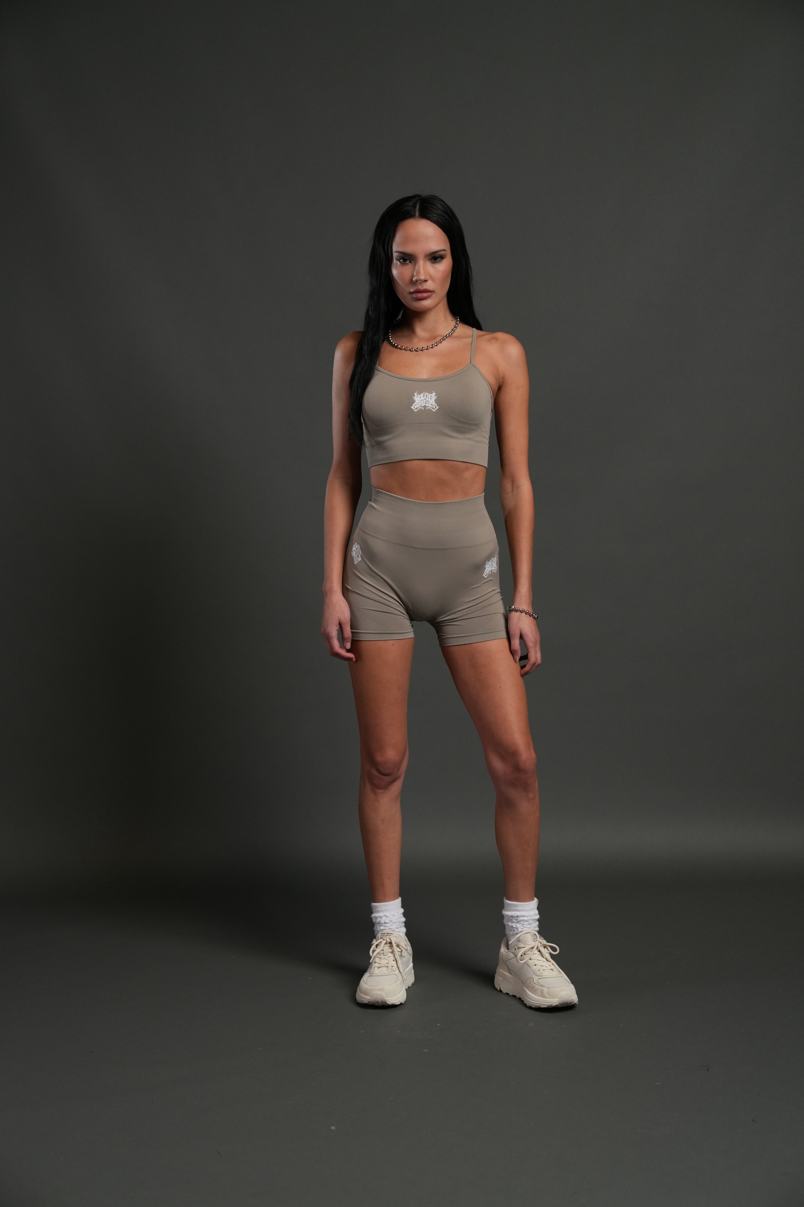 WLVS FRVR Hesh "Ryann" Soft Seamless Bra in Taupe