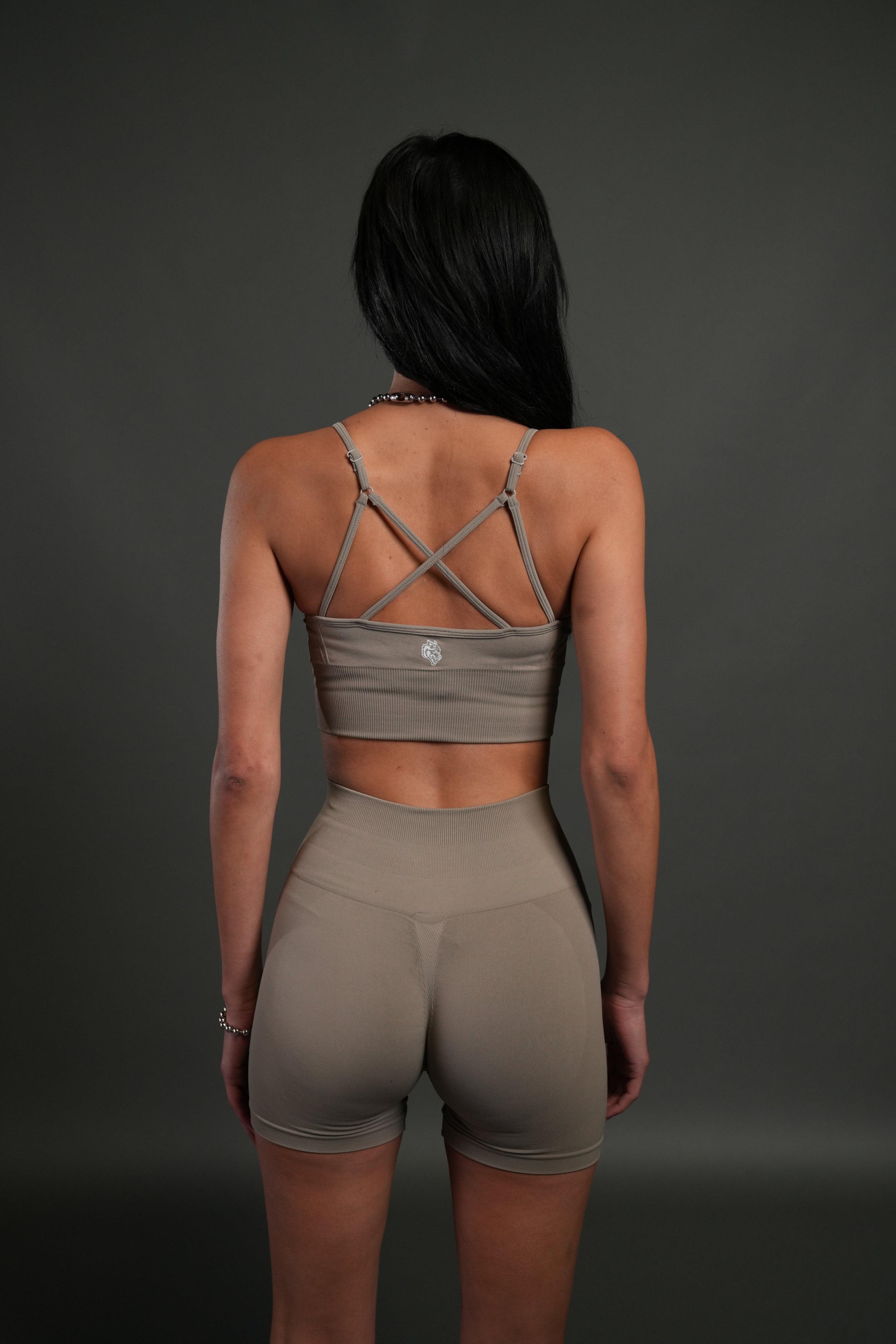 WLVS FRVR Hesh "Ryann" Soft Seamless Bra in Taupe