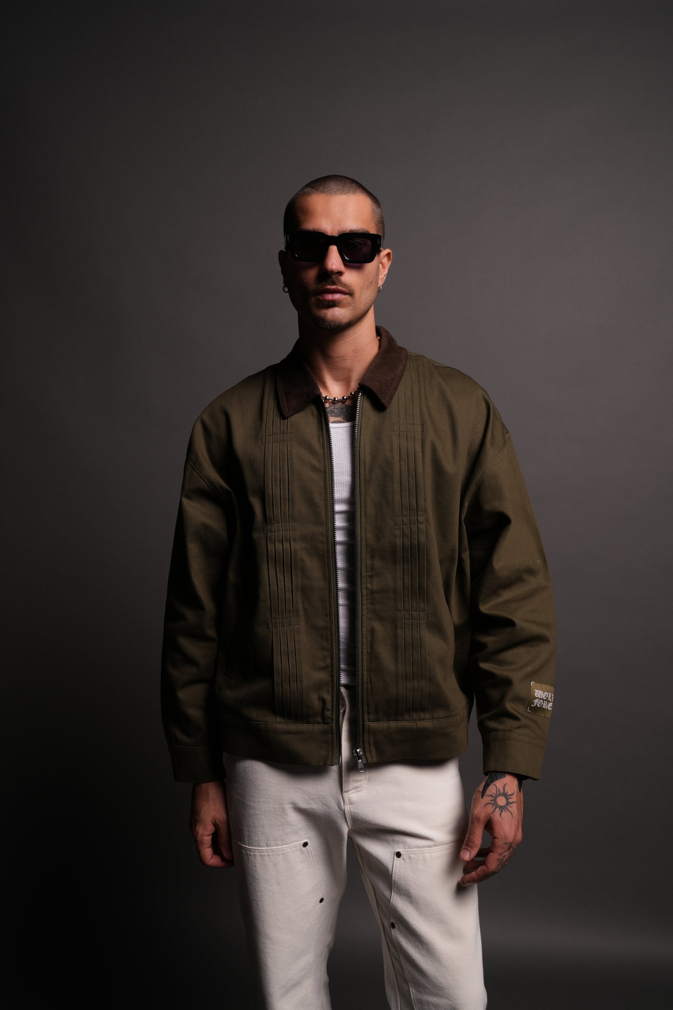 Wolves Forever Dillon Jacket in Olive