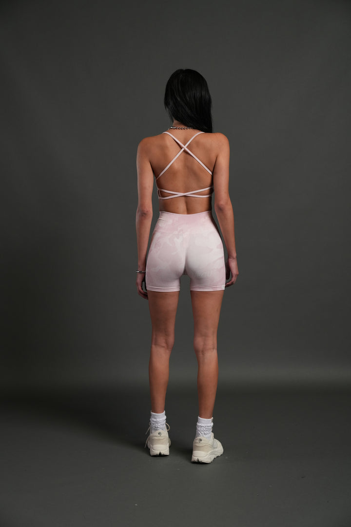 Wolf Head "Layla" Soft Seamless Bra in Blush Vintage Woodland Camo