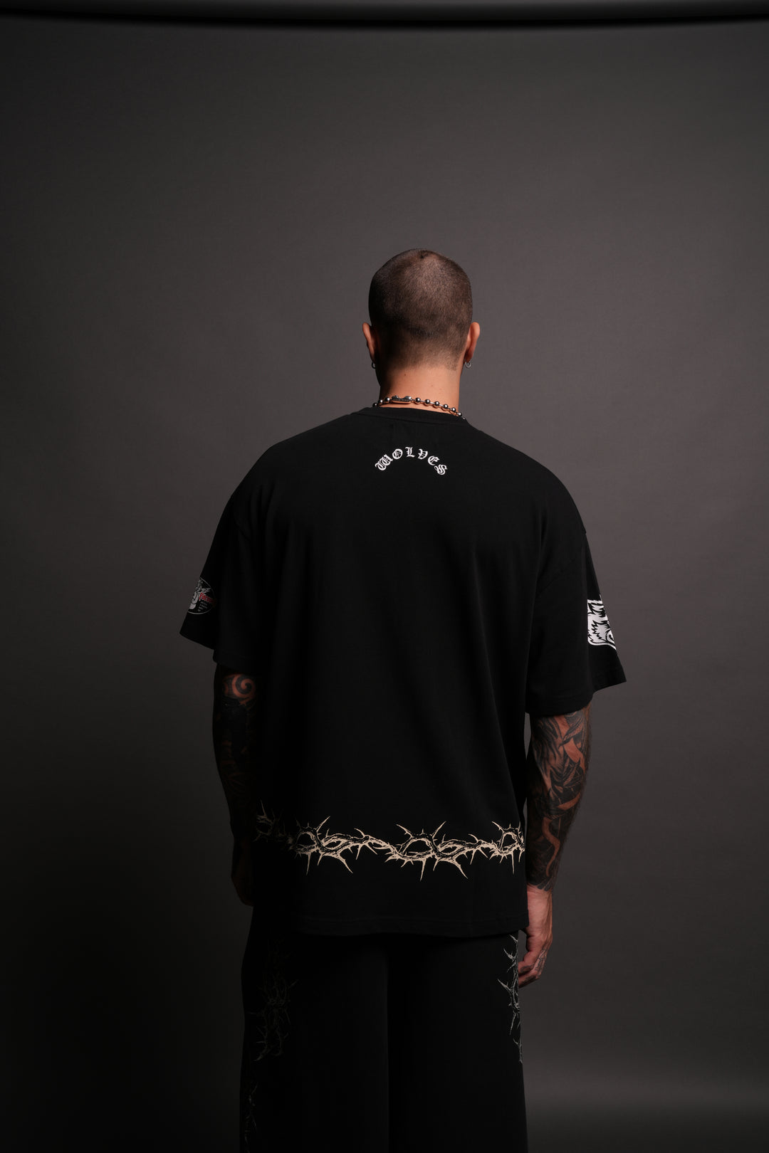 Drip Hesh "Premium" Oversized Tee in Black/Purple