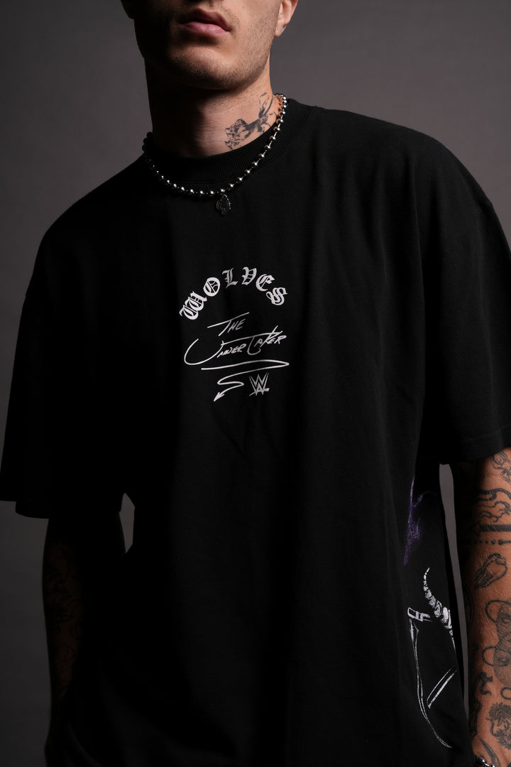 Snake Eyes "Side By Side" Series Oversized Tee in Black