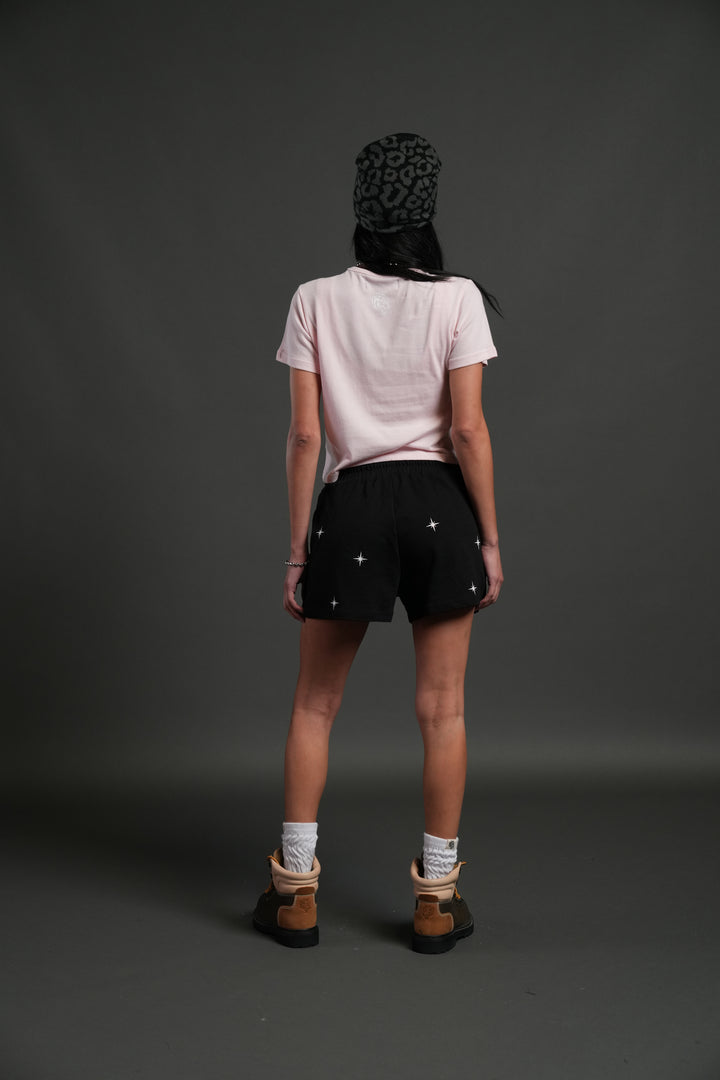 SSDDNFGU Metal "Timeless" Tee in Blush Pink