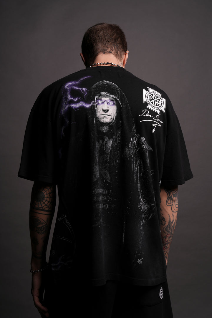 Snake Eyes "Side By Side" Series Oversized Tee in Black