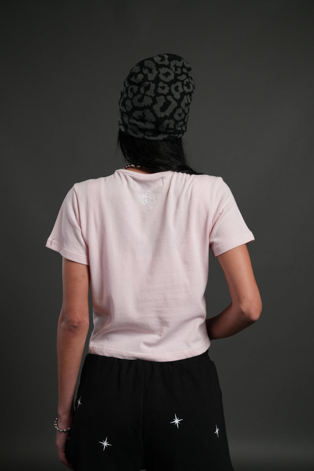 SSDDNFGU Metal "Timeless" Tee in Blush Pink