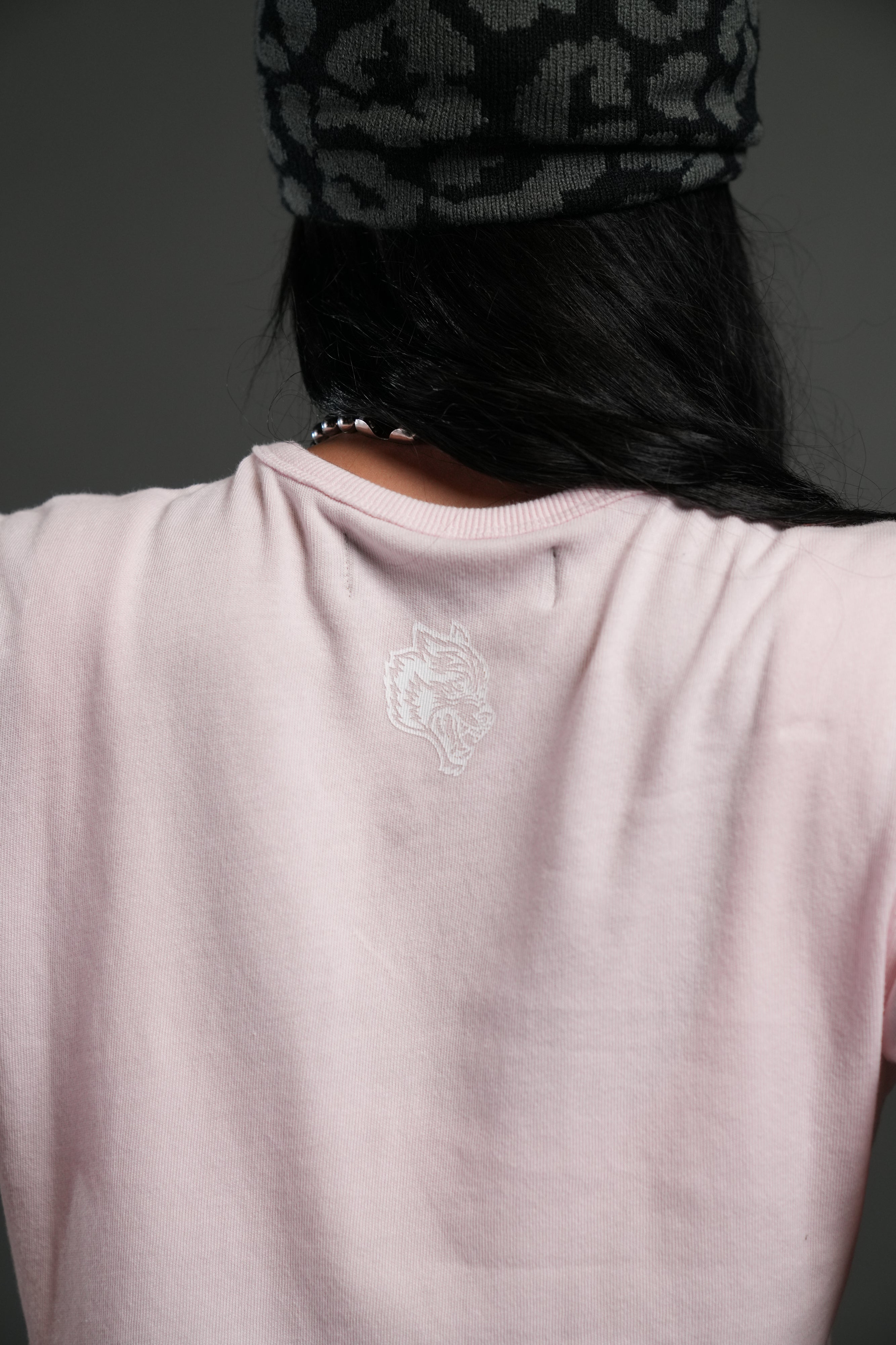 SSDDNFGU Metal "Timeless" Tee in Blush Pink