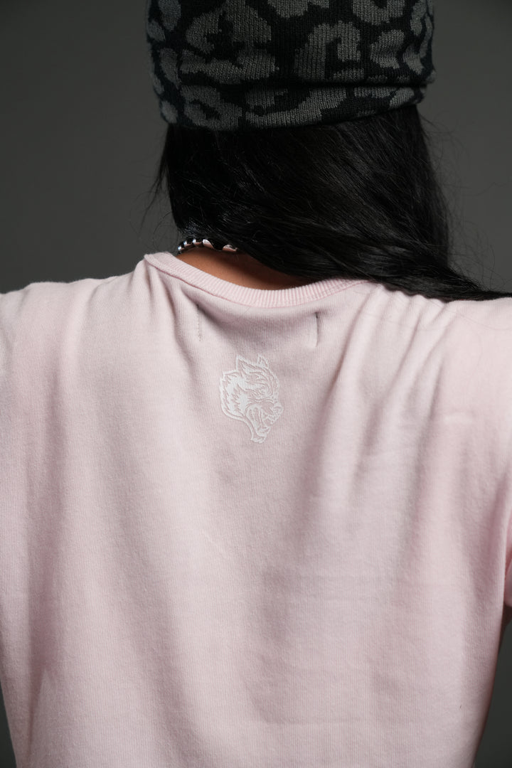 SSDDNFGU Metal "Timeless" Tee in Blush Pink
