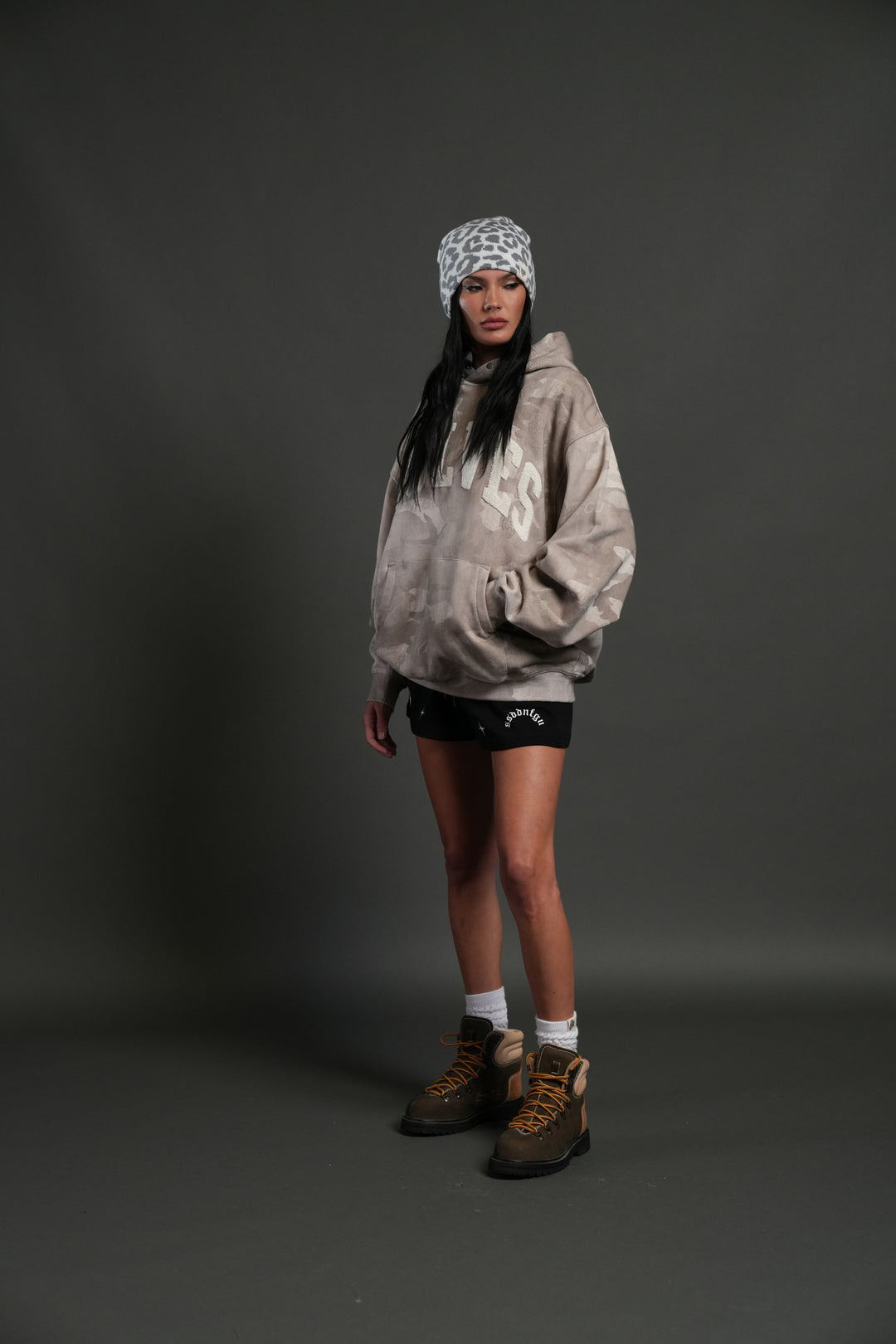 Always Loyal Unisex "Pierce" Hoodie in Clay Vintage Woodland Camo