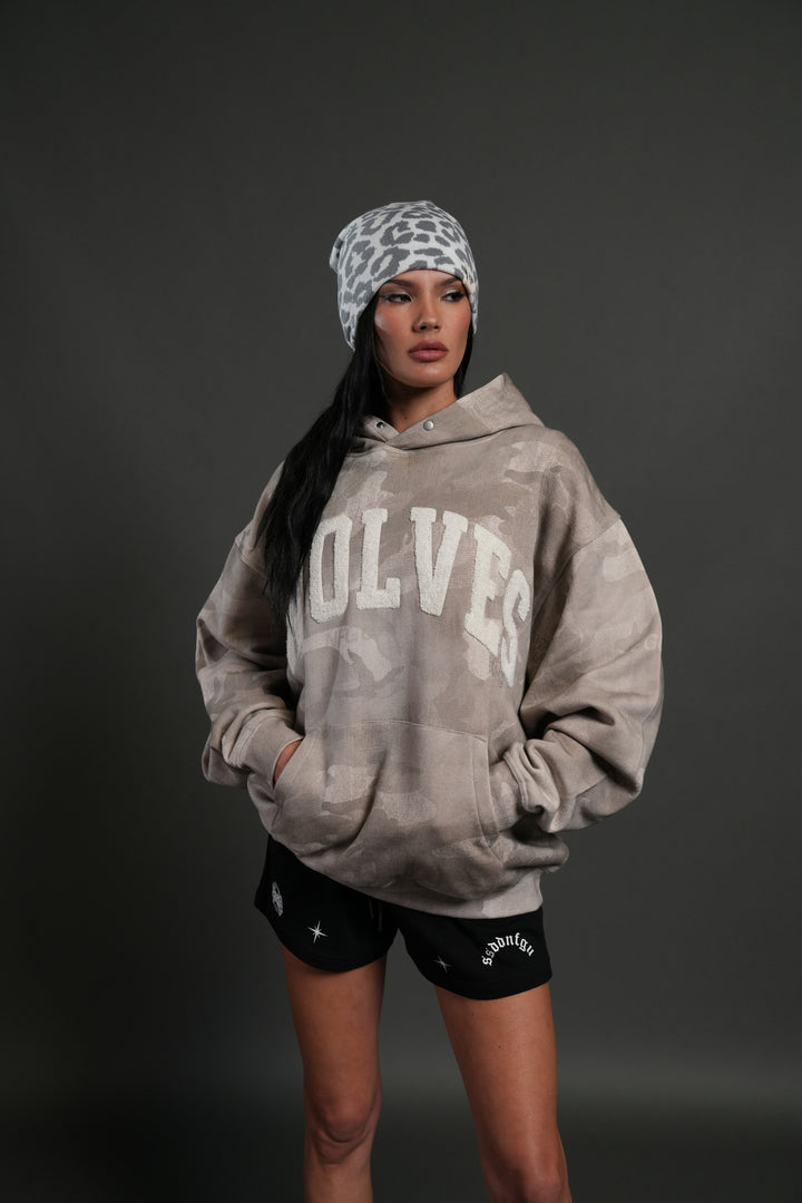 Always Loyal Unisex "Pierce" Hoodie in Clay Vintage Woodland Camo