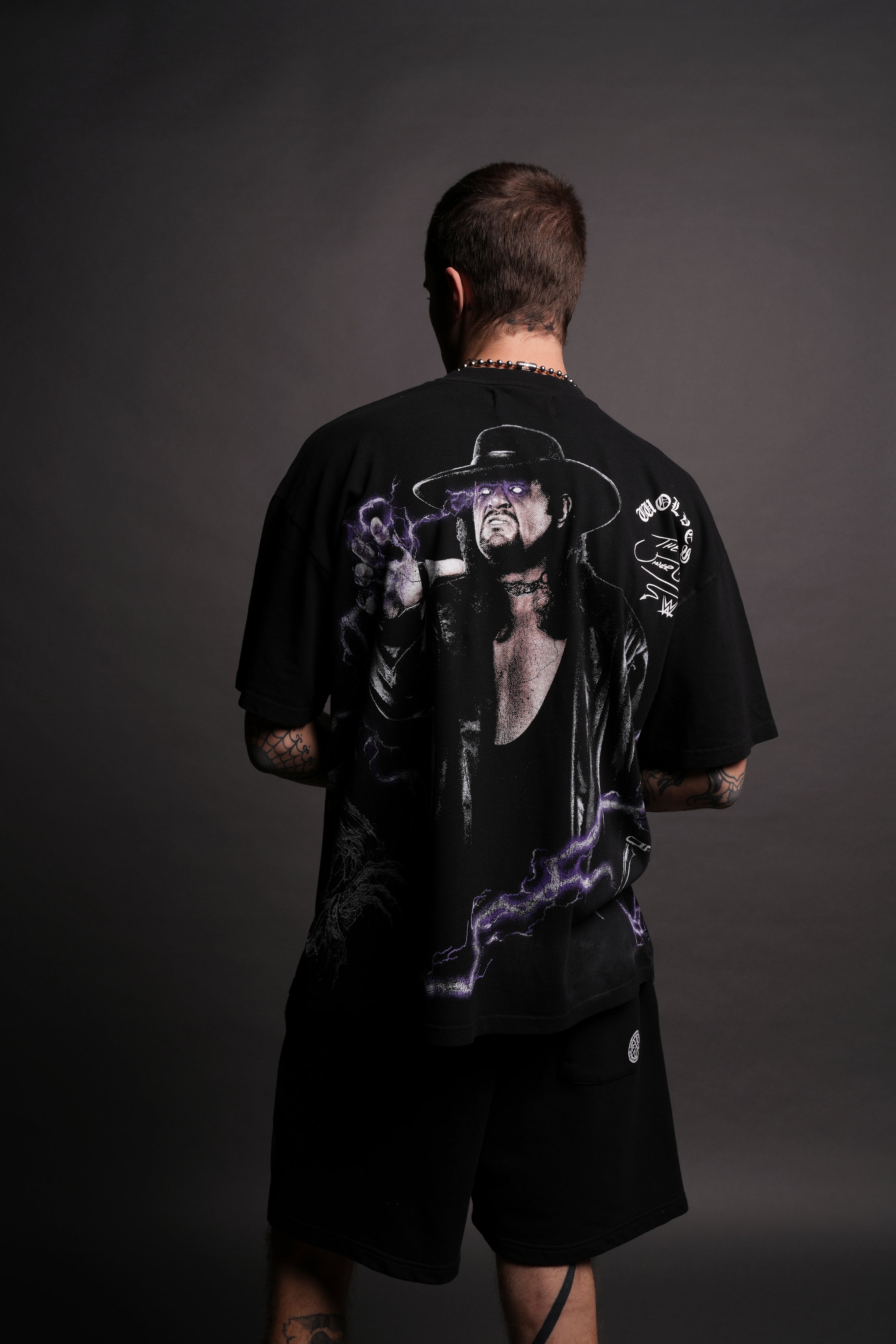 Hell's Gate "Side By Side" Series Oversized Tee in Black