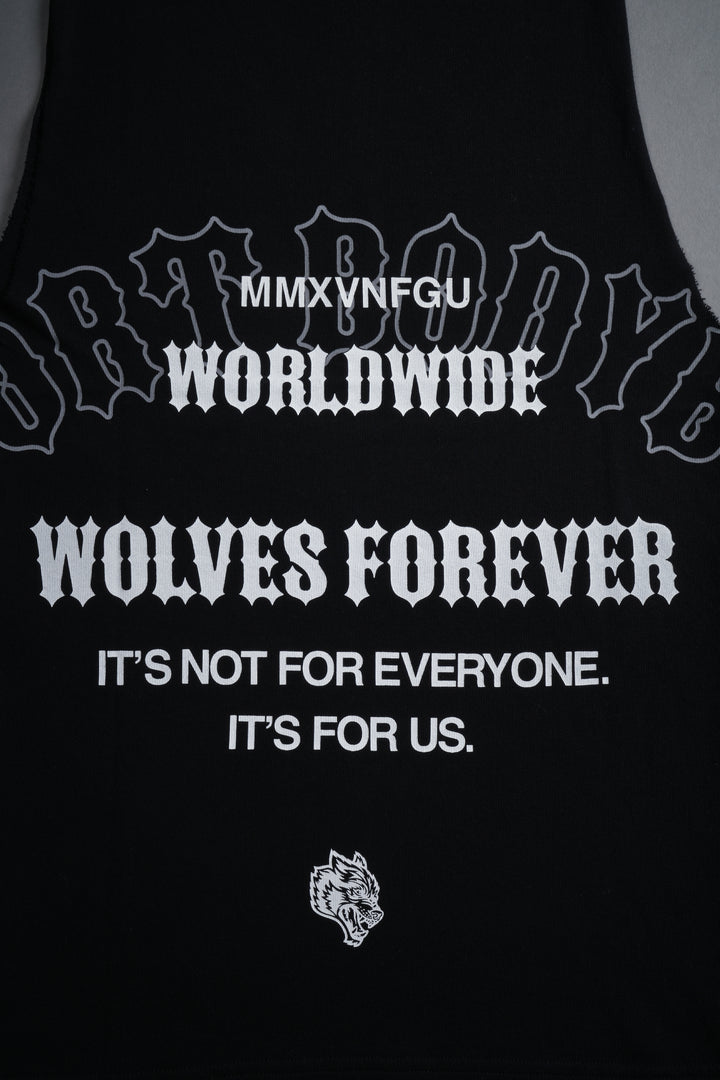 Iron Wolves "Tommy" Muscle Tee in Black