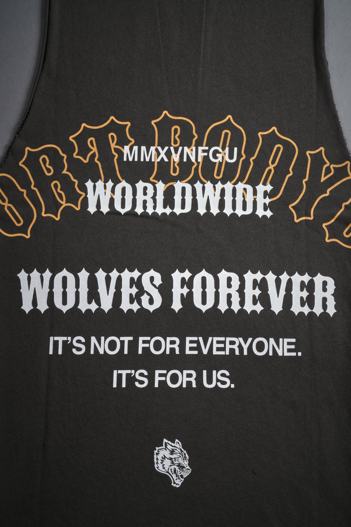 Iron Wolves "Tommy" Muscle Tee in Wolf Gray