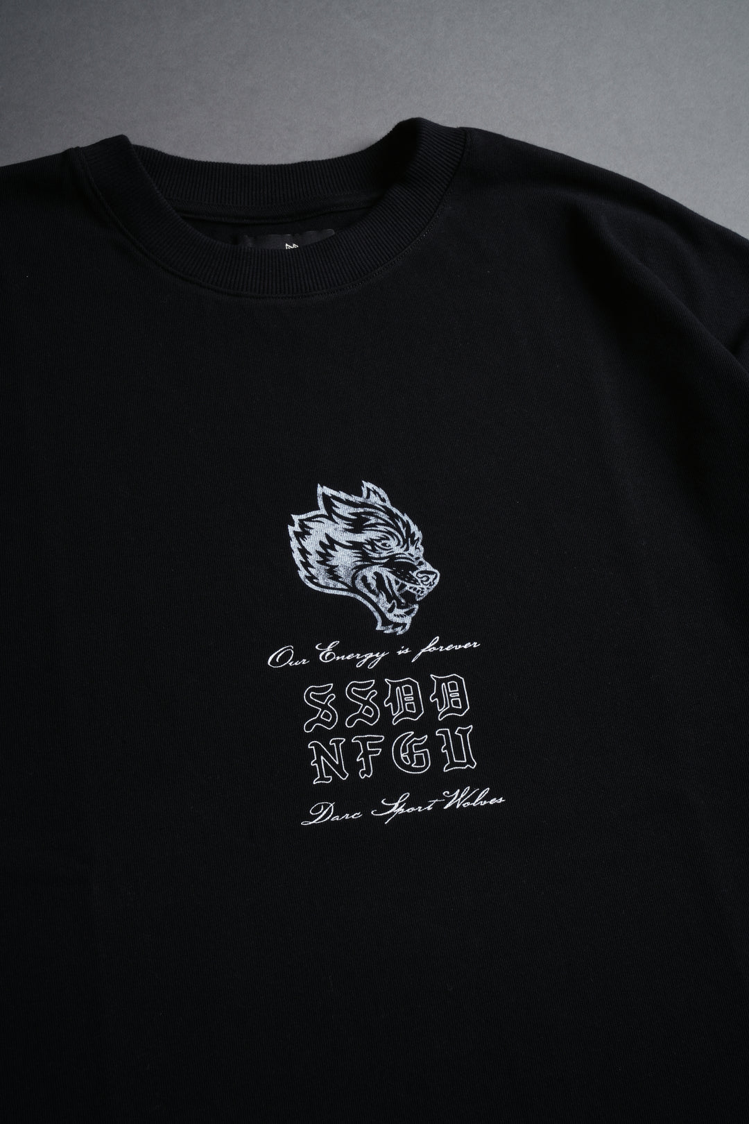 OnlyUs Forever "Premium" Oversized Tee in Black