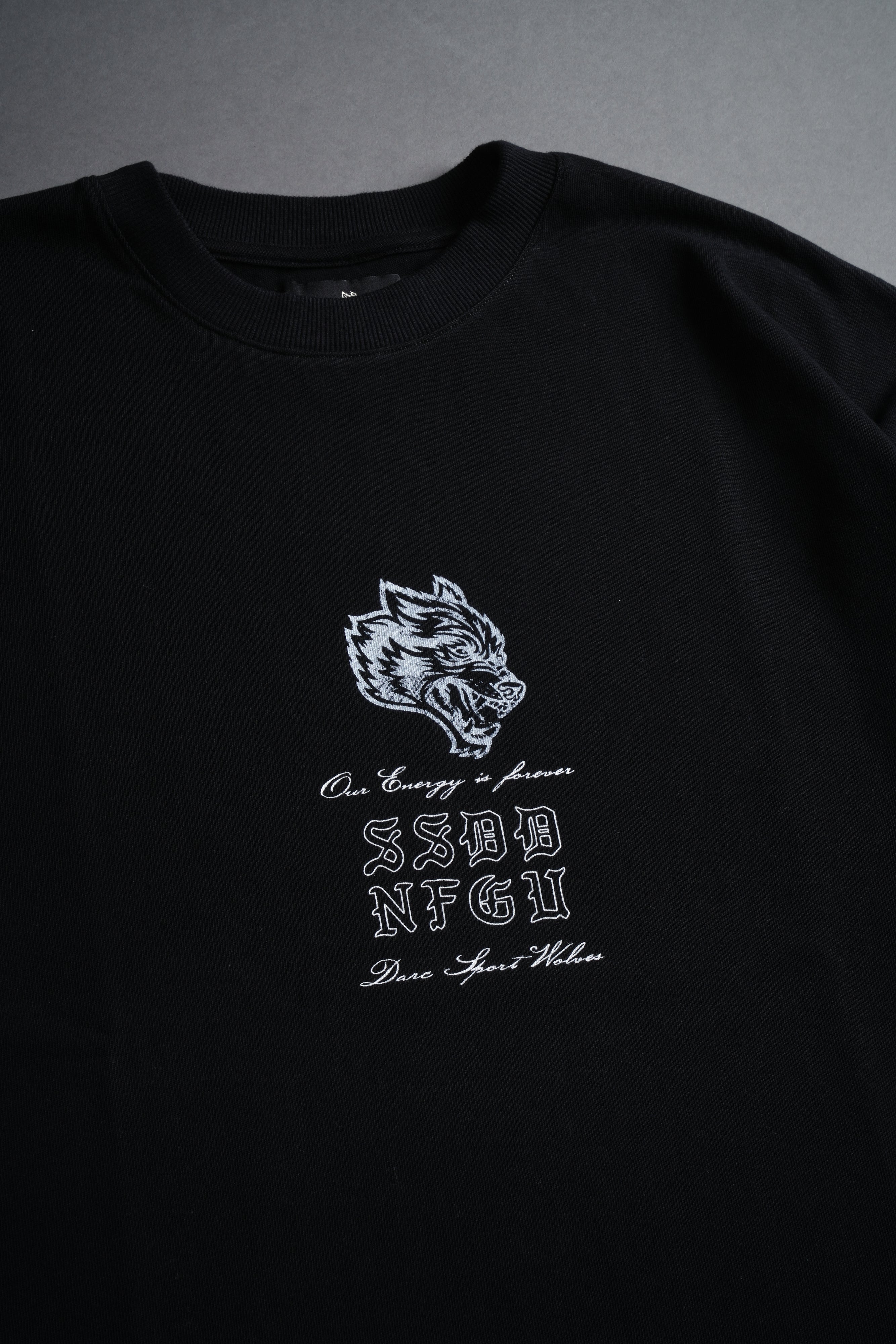 OnlyUs Forever "Premium" Oversized Tee in Black