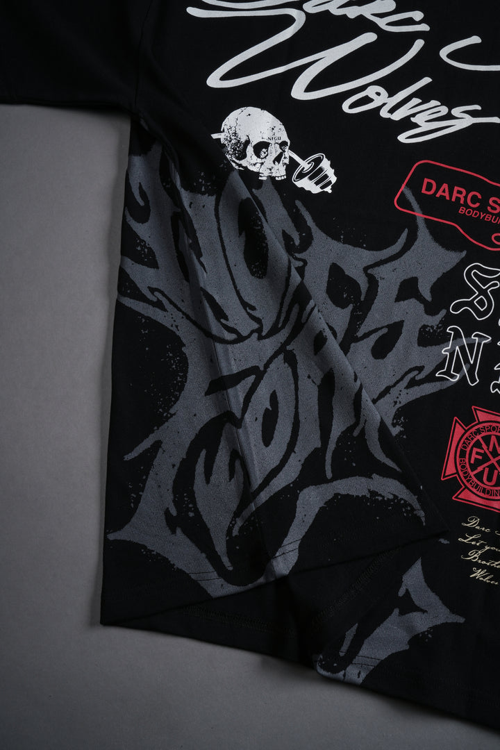 OnlyUs Forever "Premium" Oversized Tee in Black