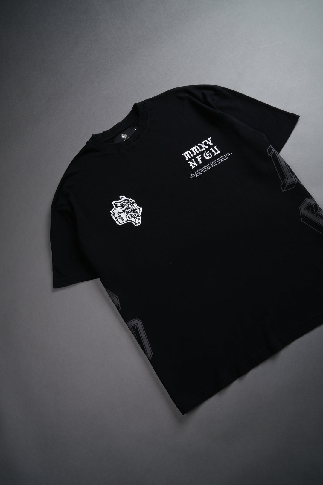 Unbroken "Premium" Oversized Tee in Black