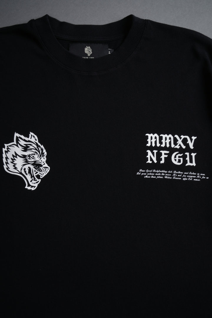 Unbroken "Premium" Oversized Tee in Black