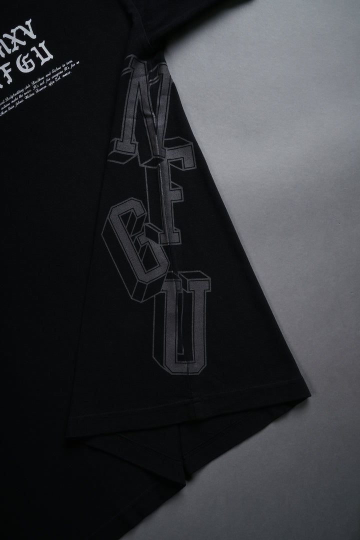 Unbroken "Premium" Oversized Tee in Black