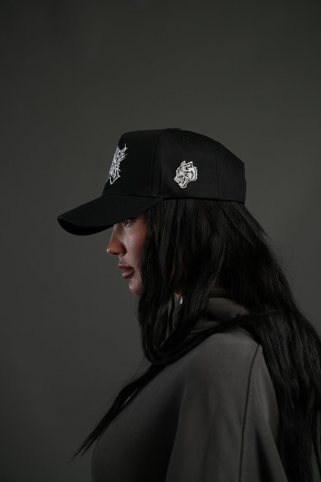 Sheer Loyalty 5 Panel Hat in Black