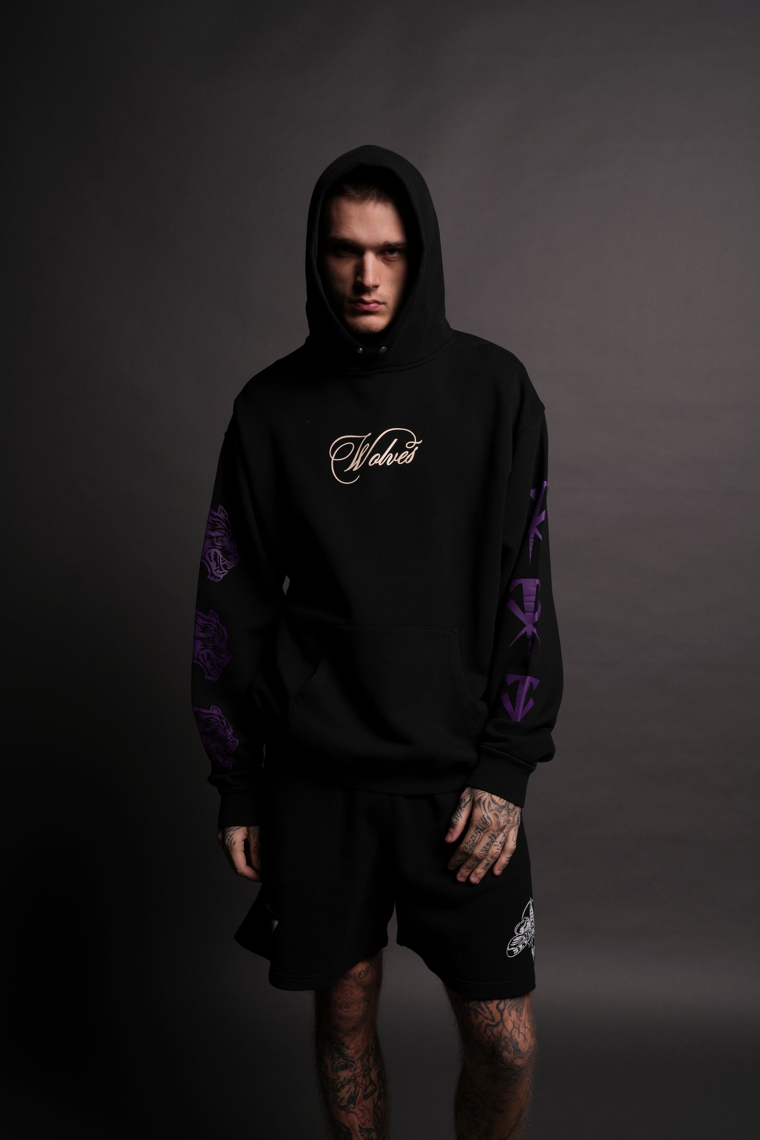 (1 OF 500) From the Grave "Pierce" Hoodie in Black