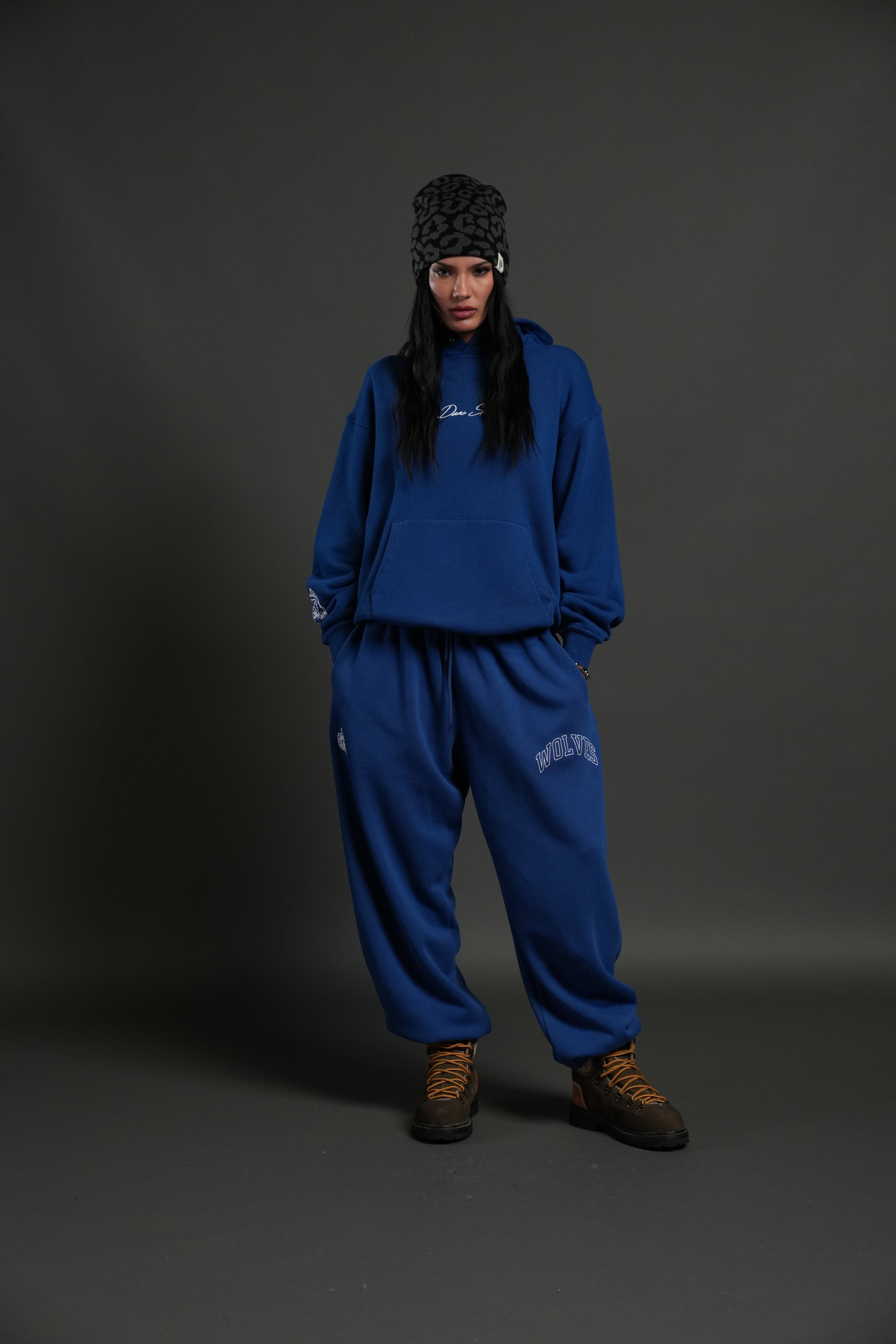 Stone Code Premium "Pierce" Hoodie in Cobalt Blue