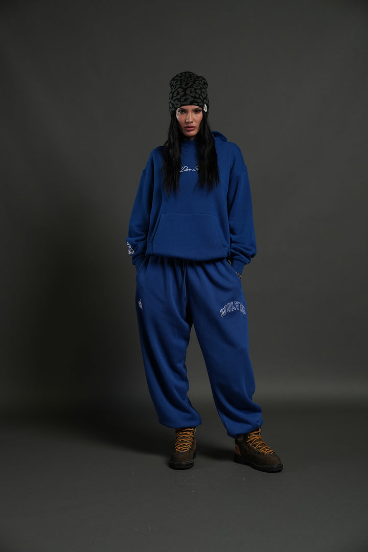 Stone Code Premium "Pierce" Hoodie in Cobalt Blue