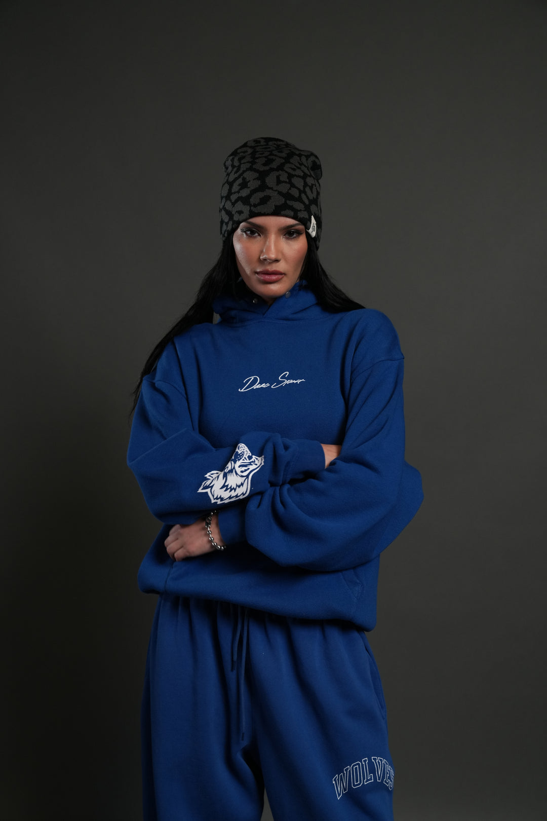 Stone Code Premium "Pierce" Hoodie in Cobalt Blue