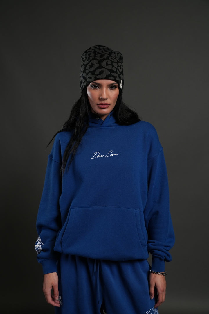 Stone Code Premium "Pierce" Hoodie in Cobalt Blue