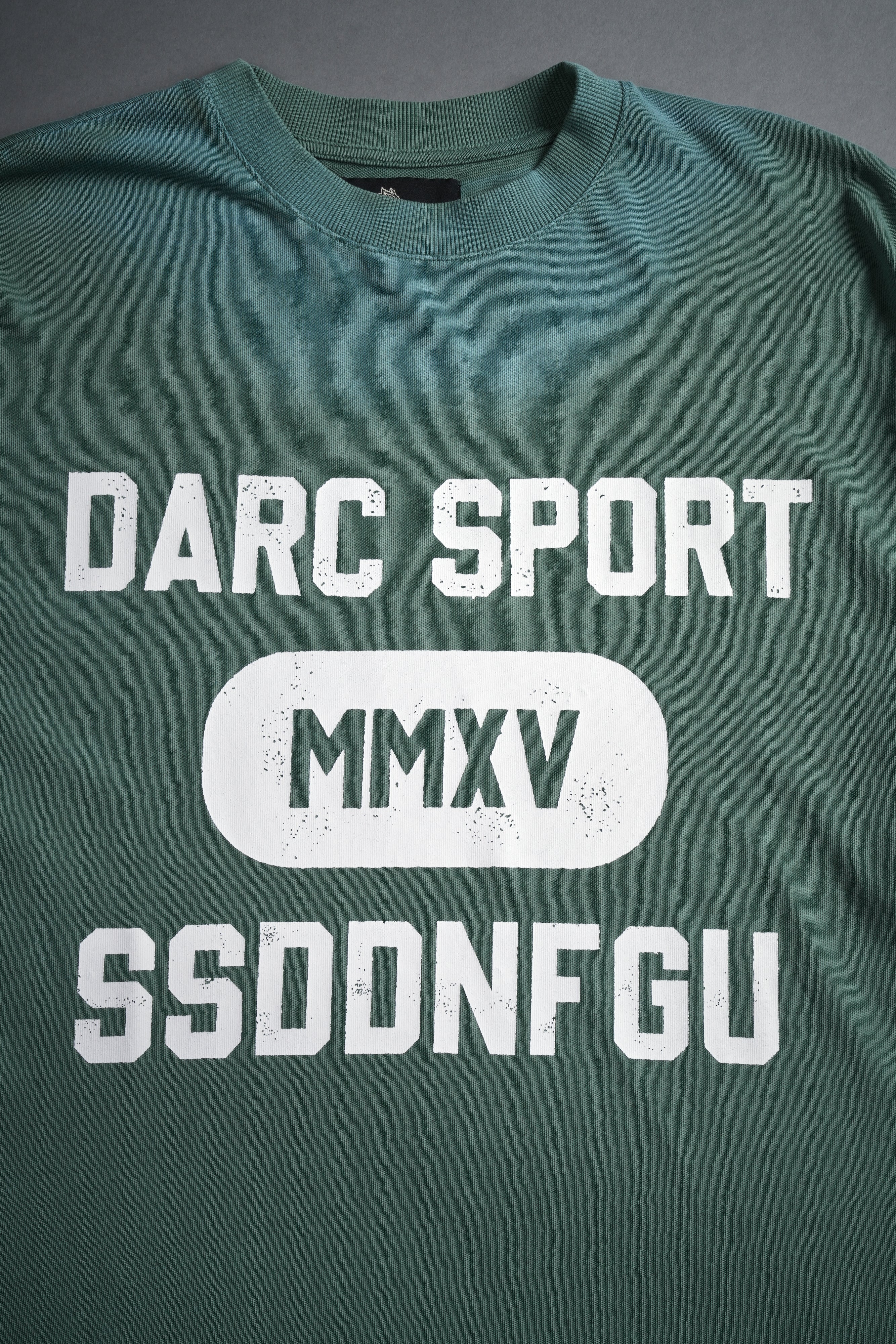 Wolves Forever "Premium" Oversized Tee in Hunter Green Driftwash