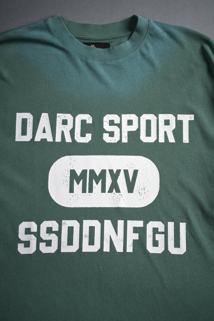 Wolves Forever "Premium" Oversized Tee in Hunter Green Driftwash