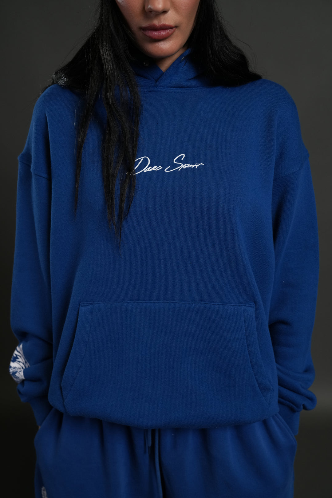 Stone Code Premium "Pierce" Hoodie in Cobalt Blue