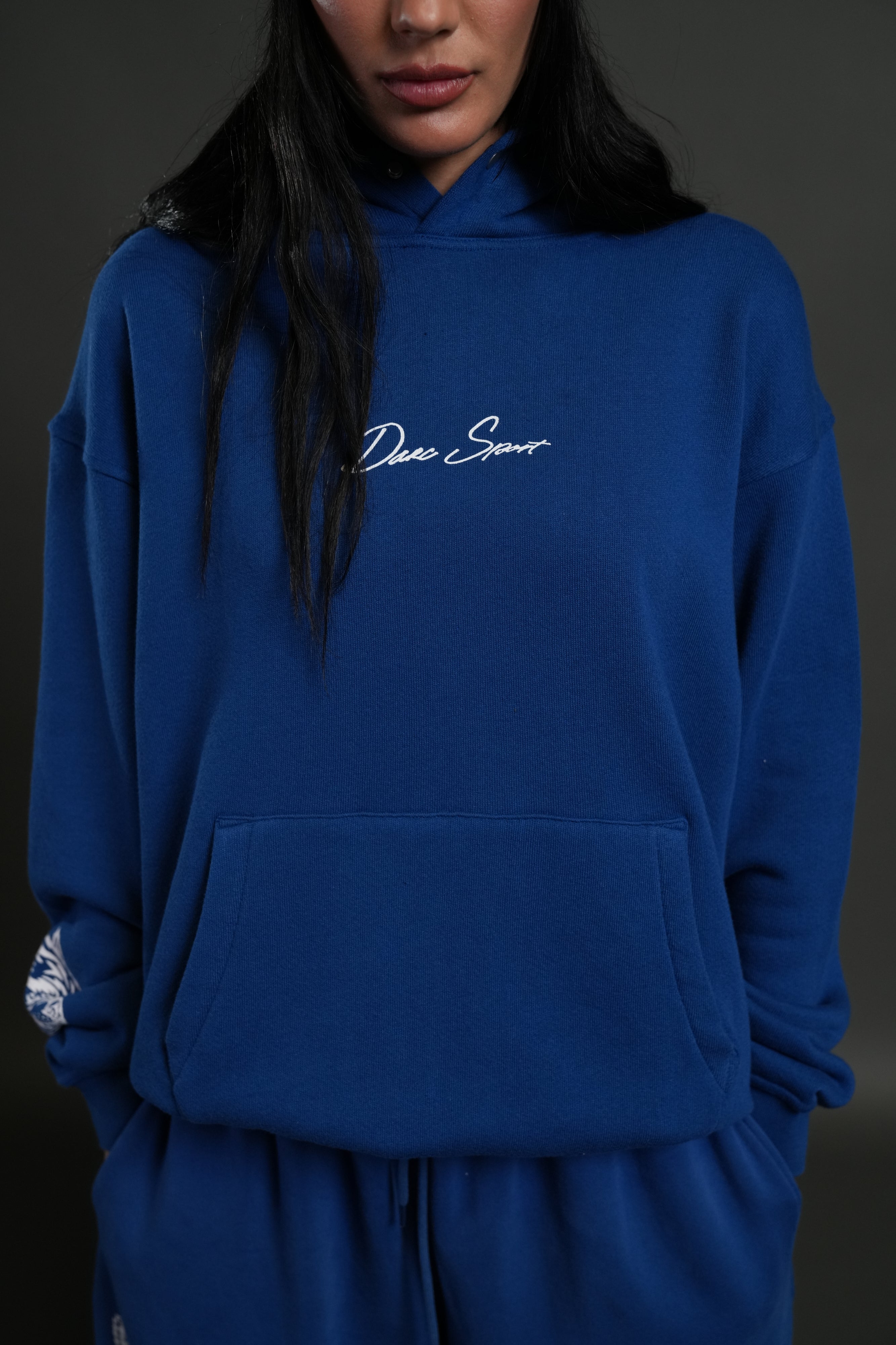 Stone Code Premium "Pierce" Hoodie in Cobalt Blue