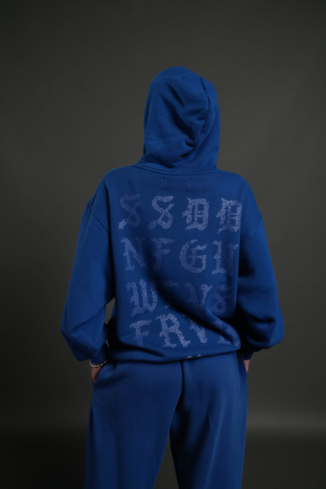 Stone Code Premium "Pierce" Hoodie in Cobalt Blue