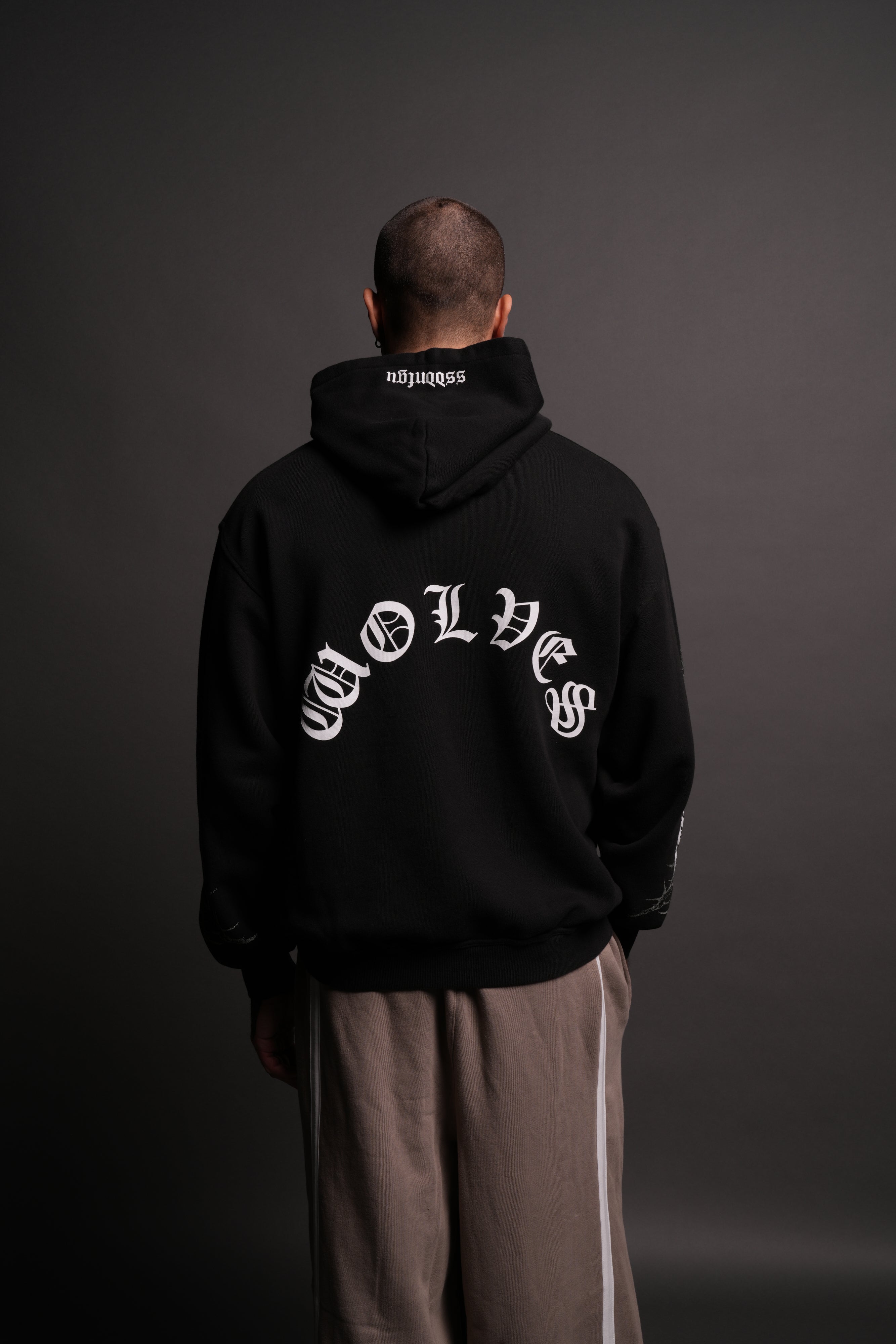 Scorpion Rose "Pierce" Hoodie in Black