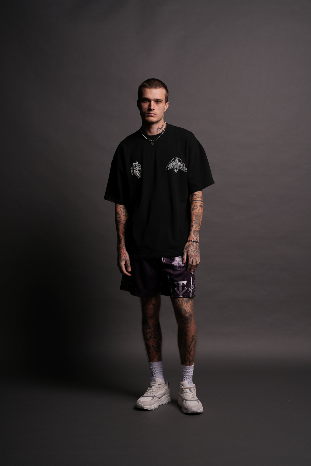 Moth Forever "Premium" Oversized Tee in Black