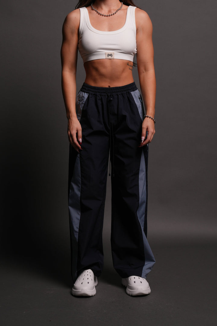 Dual Wolf She Brolic Track Pants in Midnight Blue/Denim