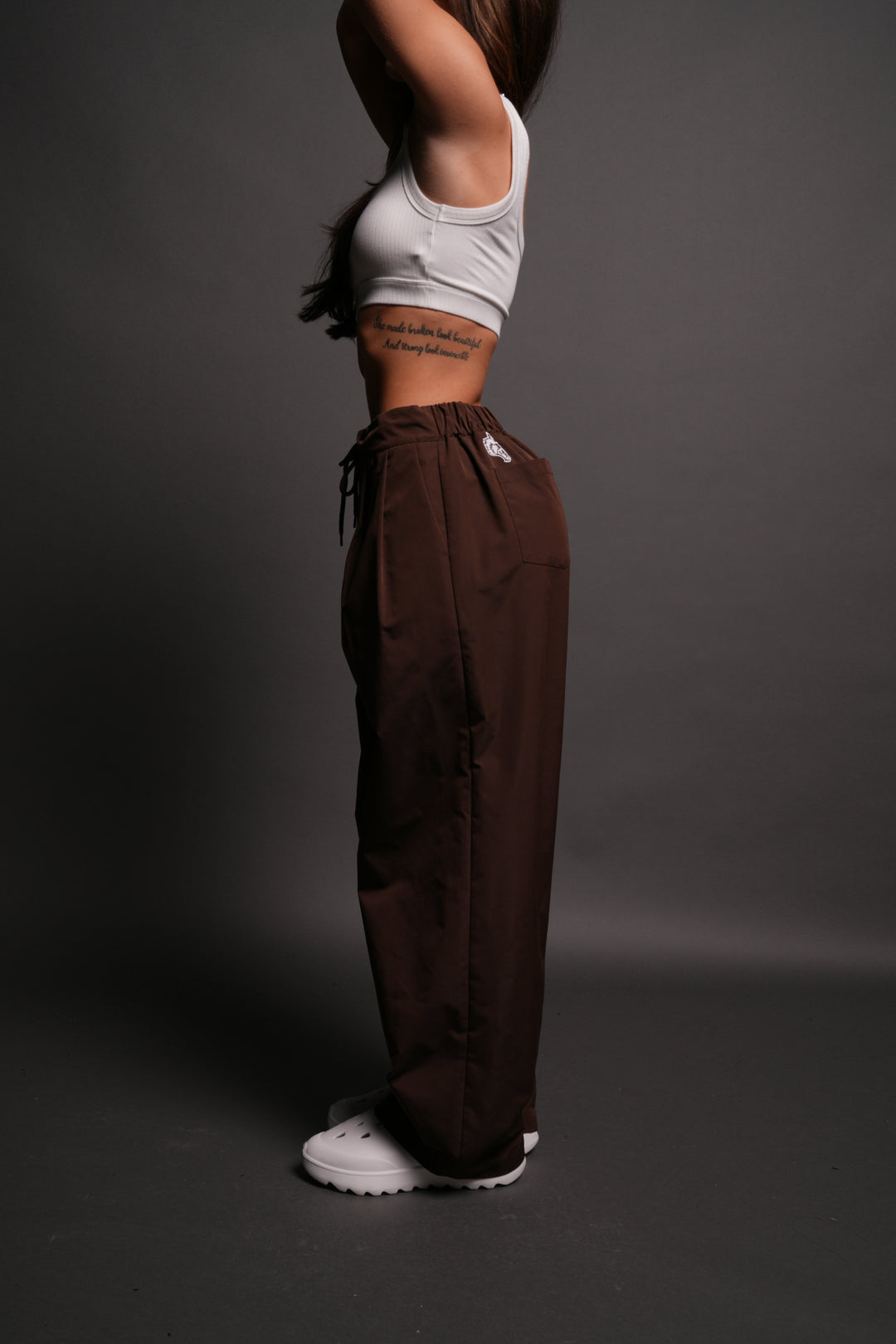 Loyalty Patch Hadi Pants in Brown