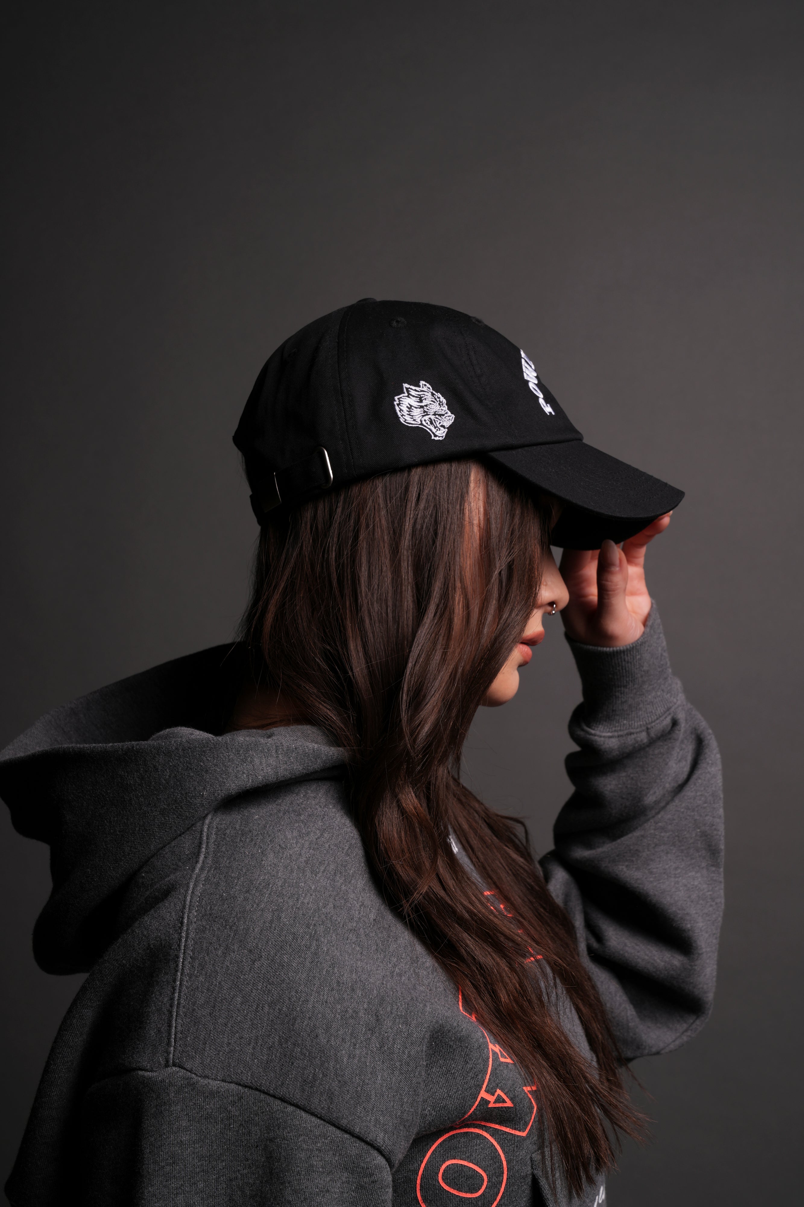 Powerhouse Dad Hat V2 in Black