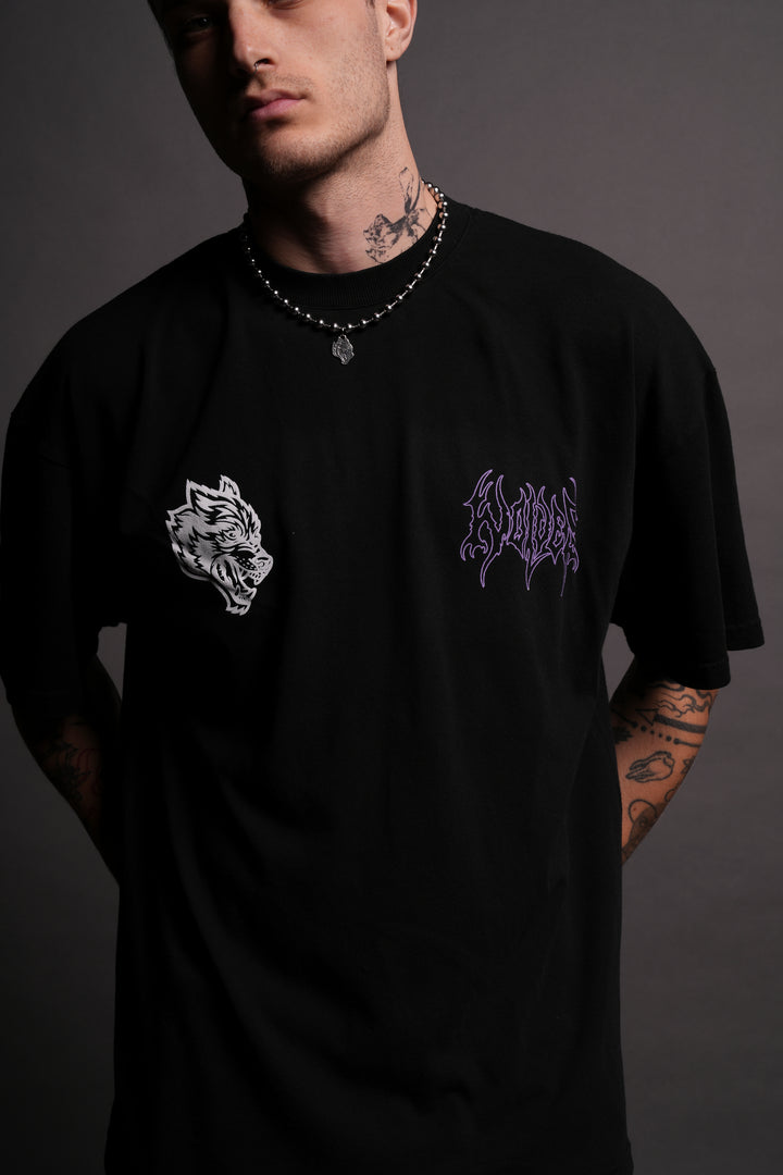 Risen "Premium" Oversized Tee in Black